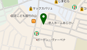 美容室あかいくつの地図画像