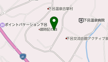 下呂オーガニックワークプレイスの地図画像