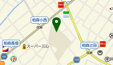 柏森放課後児童クラブ館の地図画像