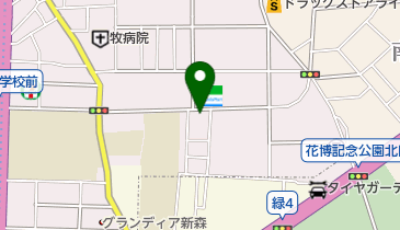 大型コインランドリー新森店の地図画像