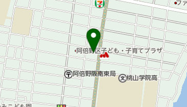 ブルドルフィンズアフタースクール阿倍野校の地図画像