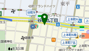 チケットカプリ上本町店の地図画像