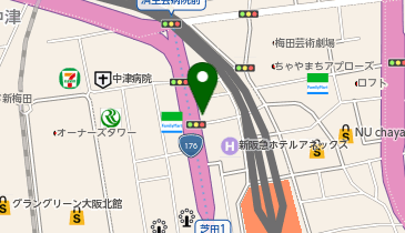リボーンマイセルフ(Rebornmyself)梅田店の地図画像