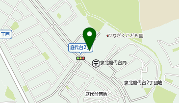 庭代台地域会館の地図画像