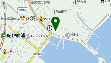 中の島 客船待合処の地図画像