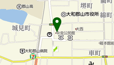 大和郡山市役所 生涯学習課の地図画像