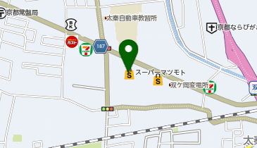 マツモト新丸太町店の地図画像