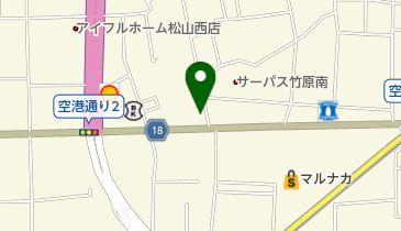 P・SPO24 空港通り店の地図画像