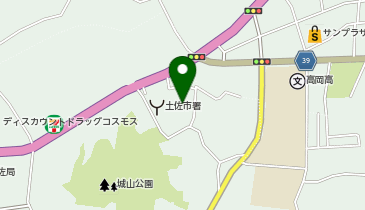 JA高知県 とさし営農経済センターみのり館の地図画像