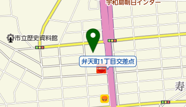 宇和島地区更生保護サポートセンターの地図画像