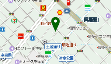 ちびっこランド博多呉服町園の地図画像