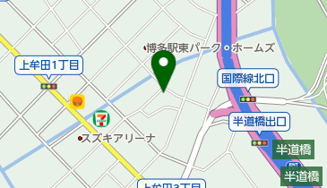 博多ほしにねがいを保育園の地図画像