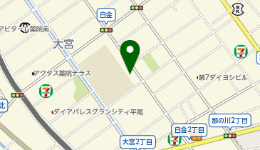 白金アニマルクリニックの地図画像