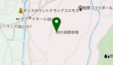 志のぶレストラン刻の森の地図画像