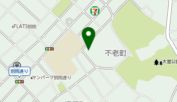 北九州市立 大里柔剣道場の地図画像