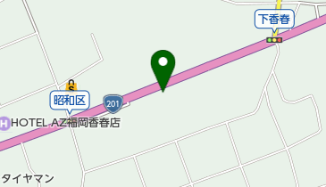 こだまうどんの地図画像
