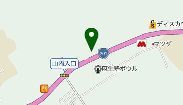 飯塚東耳鼻いんこう科の地図画像