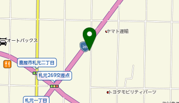 レイワオートの地図画像