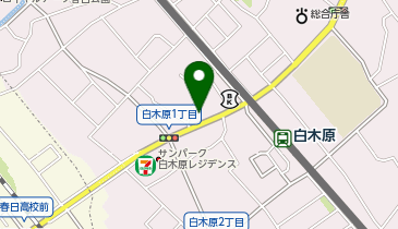 ポーラザビューティ白木原店の地図画像