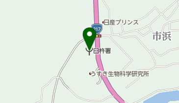 臼杵市役所 臼杵市防災行政無線音声確認ダイヤルの地図画像