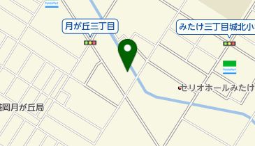 まつむら商店月が丘店の地図画像
