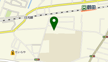 西川田ひだまりの地図画像