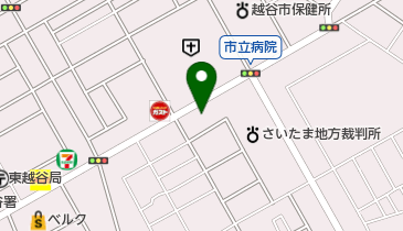 草加煎餅本舗きらく東越谷店の地図画像