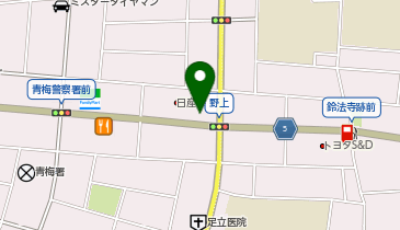 にじや質店の地図画像