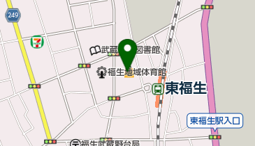 キングドライ株式会社 東福生店の地図画像