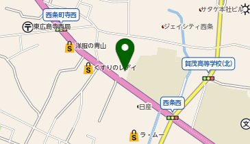 ハイパーフィット24西条店の地図画像