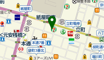 広島県庁 総務局 研究開発課 総務の地図画像