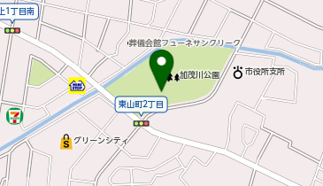 豊田市役所 スポーツ施設 加茂川公園プールの地図画像