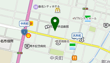 桑名市パブリックセンターの地図画像