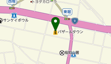 クリーニングホソミ バザール福知山店の地図画像