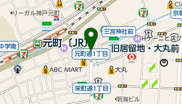 株式会社スリムビューティハウス神戸店の地図画像