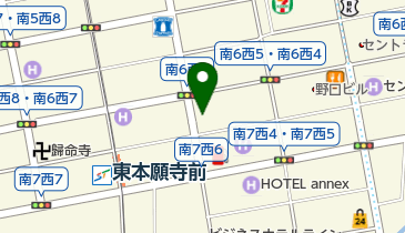 ホテルバランザック札幌S6の地図画像