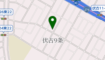 ごーるでんえっぐ伏古の地図画像