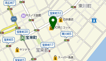 ホーマックニコット 宝来店の地図画像