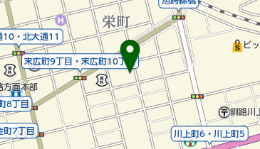 北海道建築士会(一般社団法人)釧路支部の地図画像