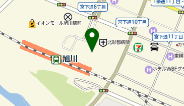 乃が美はなれ旭川店の地図画像