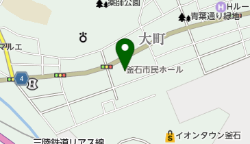 釜石市役所 釜石市民ホールの地図画像