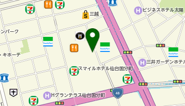 やすらぎ館一番町店の地図画像