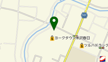 志乃屋美容室米沢春日店の地図画像