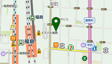 住友生命保険相互会社福島支社 福島支部の地図画像