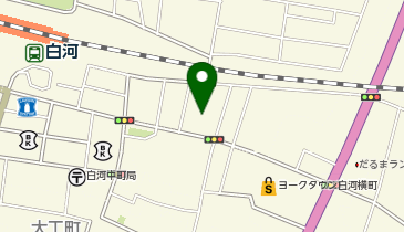 ココロ整骨院白河の地図画像