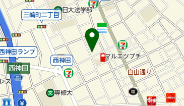 神田書学院の地図画像
