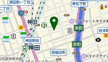 ネイルサロンスープの地図画像