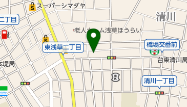 ひやく亭清川店の地図画像