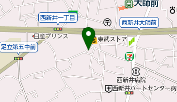 yuniSALONの地図画像