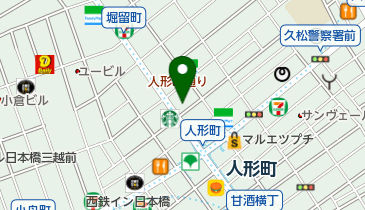 はんこ広場日本橋人形町店の地図画像
